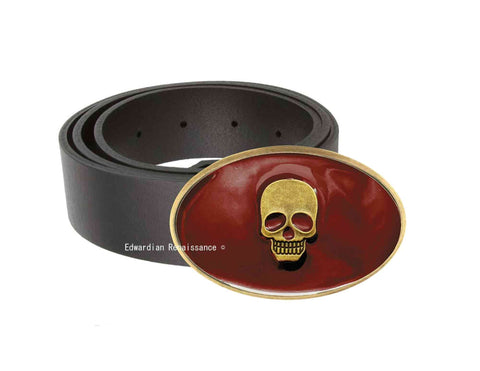 Large Skull Belt Buckle